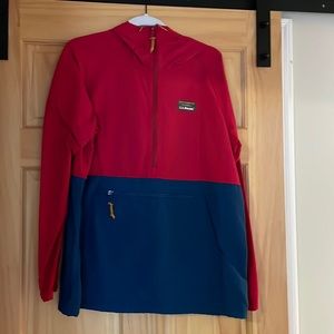 lLL Bean pill over rain jacket